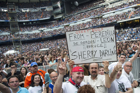 Konzert von Bruce Springsteen and the E Street Band in Madrid