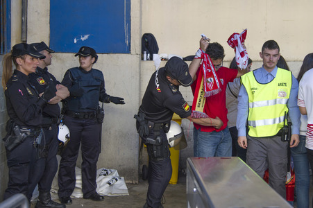 Endspiel FC Barcelona vs FC Sevilla in Madrid