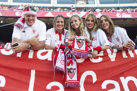 Endspiel FC Barcelona vs FC Sevilla in Madrid