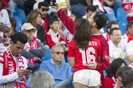 Endspiel FC Barcelona vs FC Sevilla in Madrid