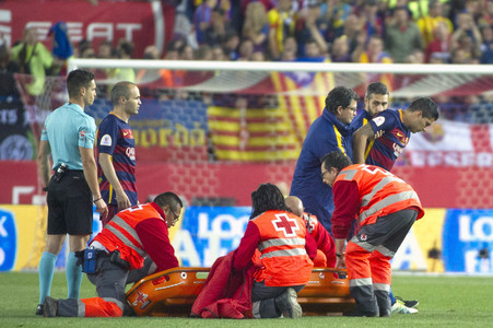 Endspiel FC Barcelona vs FC Sevilla in Madrid
