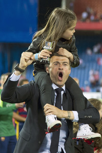 Endspiel FC Barcelona vs FC Sevilla in Madrid