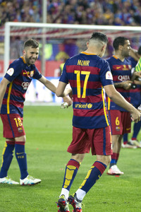 Endspiel FC Barcelona vs FC Sevilla in Madrid