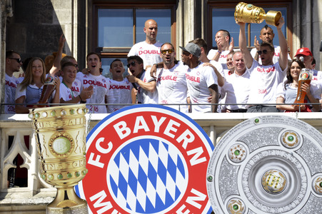 DFB-Pokalfeier des FC Bayern München