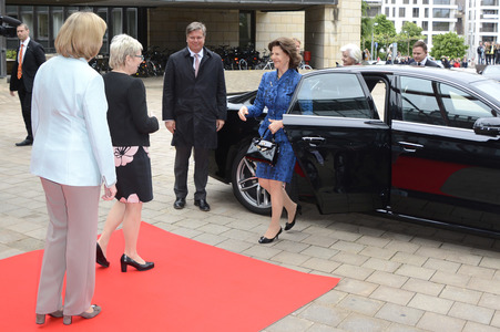 Königin Silvia von Schweden in Düsseldorf