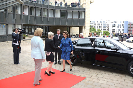 Königin Silvia von Schweden in Düsseldorf