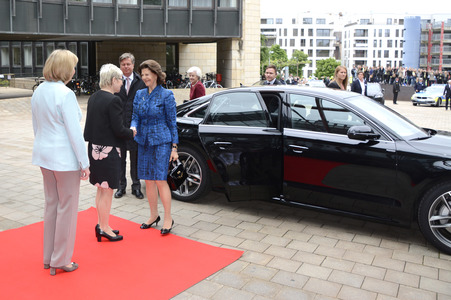 Königin Silvia von Schweden in Düsseldorf
