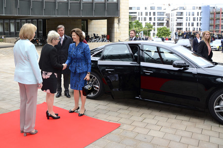 Königin Silvia von Schweden in Düsseldorf