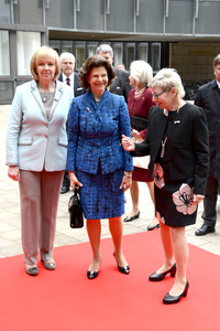 Königin Silvia von Schweden in Düsseldorf