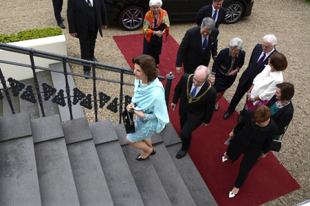 Königin Silvia von Schweden in Mönchengladbach