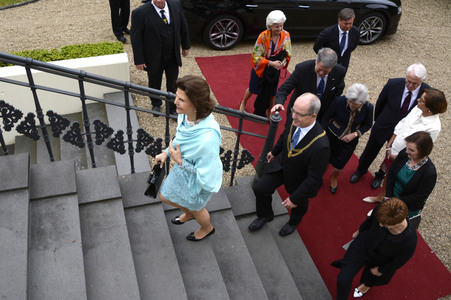 Königin Silvia von Schweden in Mönchengladbach