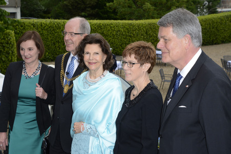 Königin Silvia von Schweden in Mönchengladbach