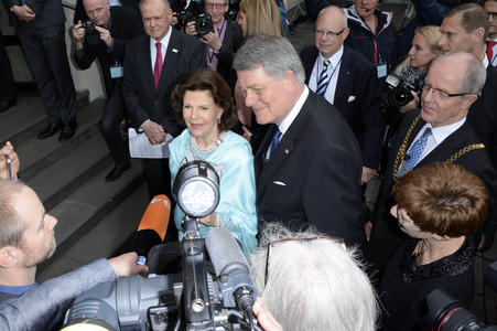 Königin Silvia von Schweden in Mönchengladbach