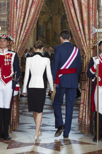 Audienz für Militärangehörige im Palacio Real in Madrid