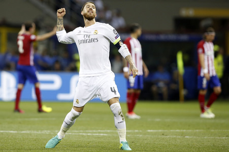 UEFA Champions League Final Match Real Madrid vs Atlético Madrid in Mailand
