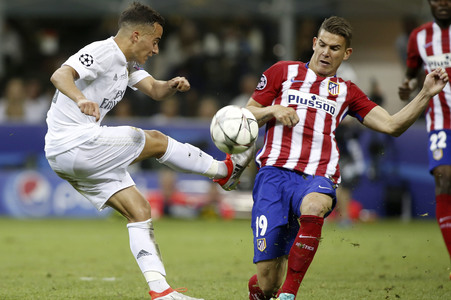 UEFA Champions League Final Match Real Madrid vs Atlético Madrid in Mailand