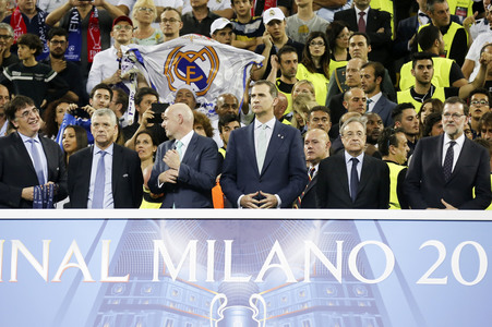 UEFA Champions League Final Match Real Madrid vs Atlético Madrid in Mailand