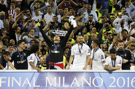 UEFA Champions League Final Match Real Madrid vs Atlético Madrid in Mailand