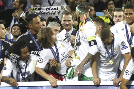 UEFA Champions League Final Match Real Madrid vs Atlético Madrid in Mailand