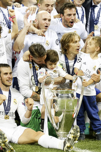 UEFA Champions League Final Match Real Madrid vs Atlético Madrid in Mailand