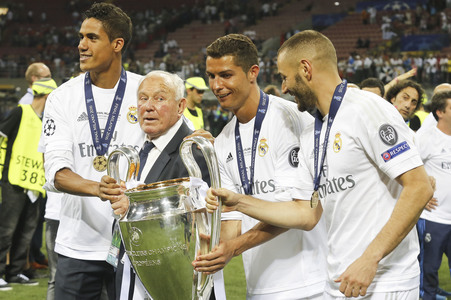 UEFA Champions League Final Match Real Madrid vs Atlético Madrid in Mailand