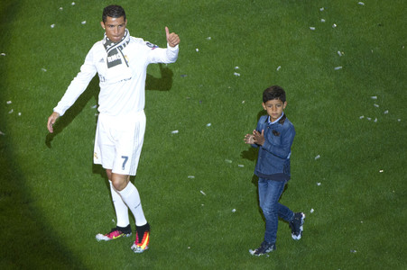 Real Madrid UEFA Champions League Siegesfeierin Madrid