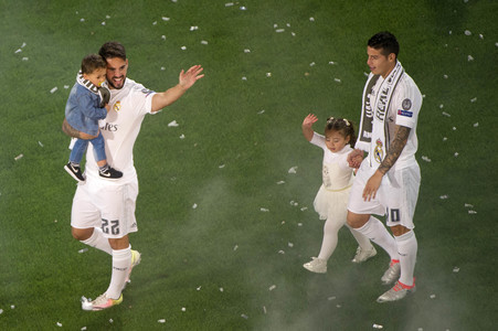 Real Madrid UEFA Champions League Siegesfeierin Madrid