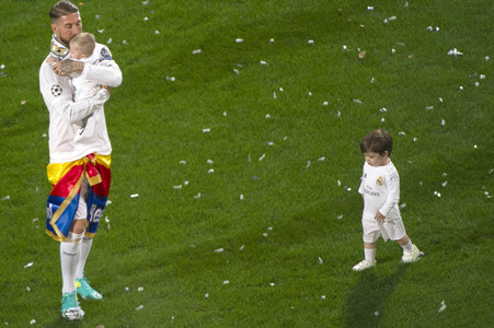 Real Madrid UEFA Champions League Siegesfeierin Madrid