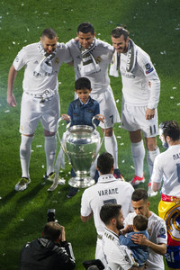 Real Madrid UEFA Champions League Siegesfeierin Madrid
