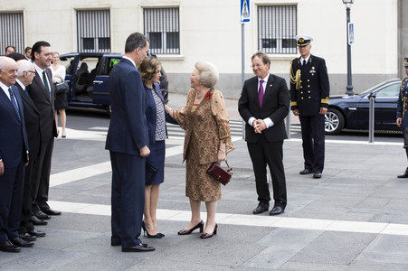 Prinzessin Beatrix bei Eröffnung der Hieronymus-Bosch-Ausstellung in Madrid