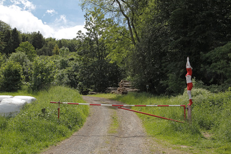 DOOR ART: Schranke / Barrier Bodypainting