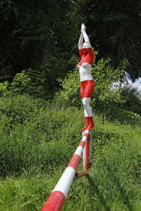 DOOR ART: Schranke / Barrier Bodypainting