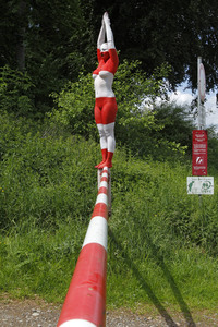 DOOR ART: Schranke / Barrier Bodypainting