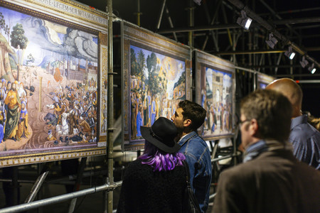 Ausstellungseröffnung 'Der andere Blick - Michelangelos Fresken in der Sixtinischen Kapelle' in Köln