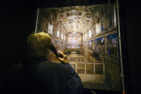 Ausstellungseröffnung 'Der andere Blick - Michelangelos Fresken in der Sixtinischen Kapelle' in Köln