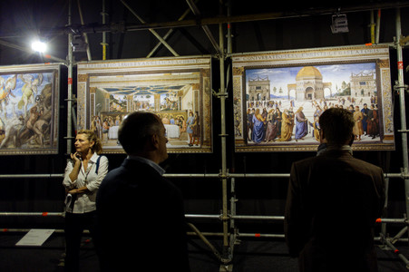Ausstellungseröffnung 'Der andere Blick - Michelangelos Fresken in der Sixtinischen Kapelle' in Köln