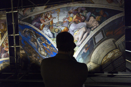 Ausstellungseröffnung 'Der andere Blick - Michelangelos Fresken in der Sixtinischen Kapelle' in Köln