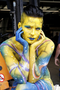 Cable Girl Bodypainting