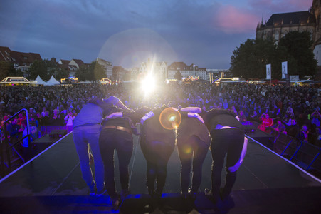Elaiza auf dem Krämerbrückenfest in Erfurt