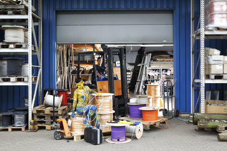 WORKING ART: Gabelstaplerfahrer / Forklift Driver Bodypainting