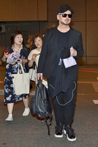 Ankunft von Boy George in Japan