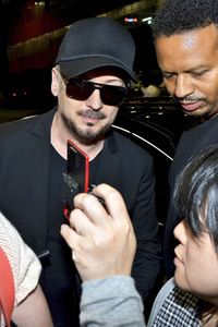 Ankunft von Boy George in Japan