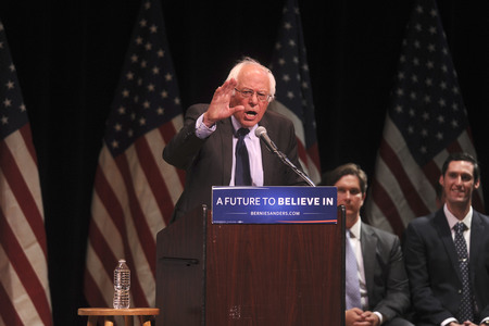 Rede von Bernie Sanders in New York