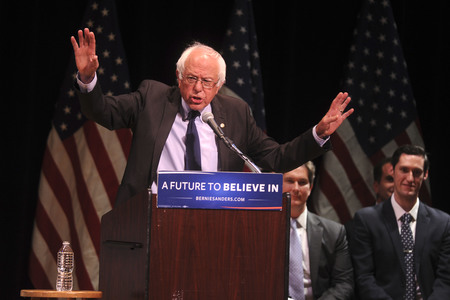 Rede von Bernie Sanders in New York