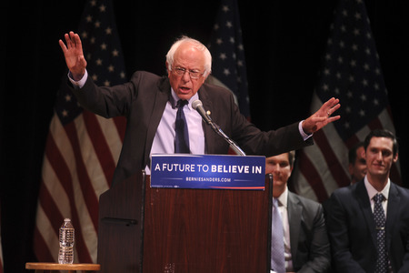 Rede von Bernie Sanders in New York