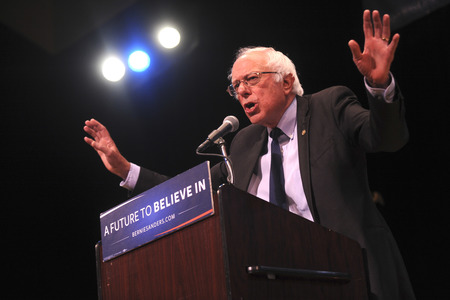Rede von Bernie Sanders in New York