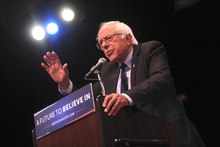 Rede von Bernie Sanders in New York