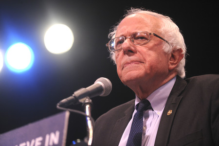 Rede von Bernie Sanders in New York