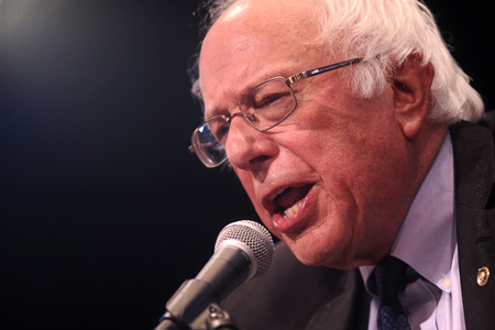 Rede von Bernie Sanders in New York