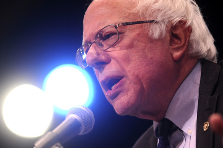 Rede von Bernie Sanders in New York